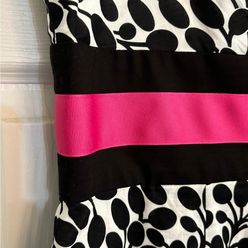 Print dress with waist detail - Picture 6 of 6